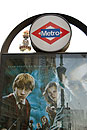 Harry Potter at Madrid Metro