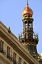 Copper Dome Clock Tower Madrid