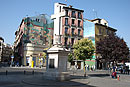 Mural on Building Madrid