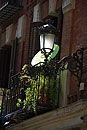 Balcony Madrid with Green Chinese Umbrella