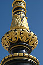 Gold Ornate Lamppost Madrid