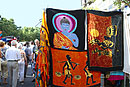 Colourful Towels at Madrid Market