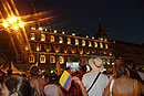 Columbian Day at Plaza Mayor Madrid