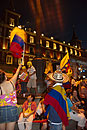 Flag Waving at Columbia Day Madrid