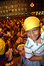 Cheeky Boy at the Columbian Day Celebrations Madrid