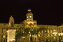 Night image of Plaza del Sol