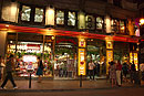 Colourful Shop Madrid at Night