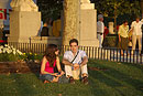 Couple in Warm Evening Sun Madrid