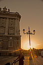 Palacio Real at Sunset
