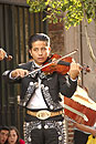 Spanish Violinist Madrid Street