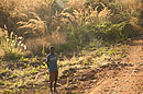 Boy in Golden Morning Light Zambia
