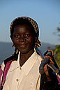 Lady Working Kande Beach Malawi