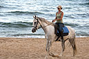 Horse riding Lake Malawi Africa