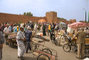Bustling market Marrakesh