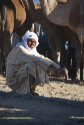 Camel trader in the sun
