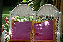 Olerai House White Wicker Chairs