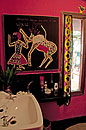 African Colour in the Restroom of Olerai House 
