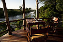 Breakfast on the Verandah by Mara River