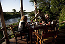 Breakfast on the Verandah by Mara River
