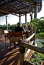 Covered Deck Overlooks Mara River