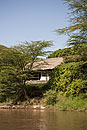 Olonana Safari Tents  Blends into Nature 