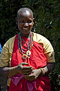 Maasai Women Clay the Main Lodge 