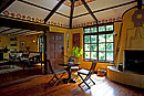 Lounge & Library at Olonana Safari Camp
