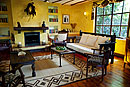 Library at Olonana Safari Camp