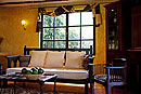 Library at Olonana Safari Camp