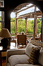 Cosy Lounge Guest Reading on the Verandah