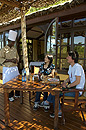 Chef Chatting to Guests at Olonana Safari Lodge