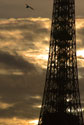 Eiffel dramatic sky