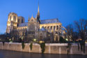 Notre Dame dusk