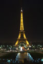 Portrait Eiffel at night