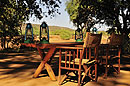 Safari Table Chairs & Oil Lamps