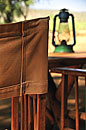 Safari Chair & Oil Lamp