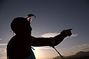 Samburu Warrior Silhouette