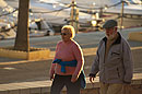 Spanish Couple Sunday Stroll