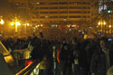 Crowds in Valencia Fallas at night