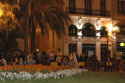 Crowds at night