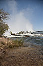 Shallow Water at Edge of the Falls