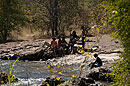 Children Playing at Edge of Falls
