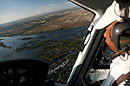 Helicopter over the Falls