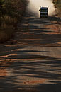 Morning Shadows on Zambian Road