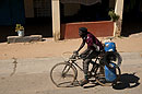 Zambian Man on Bike