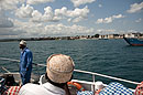 Man in Barghashia Hat on Ferry