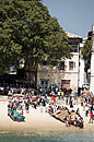 Busy Stone Town Beach