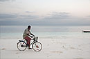 Man Riding on Bike Zanzibar
