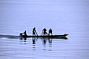 Silhouette Zanzibari Fishermen