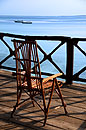 Rustic Chair on Jetty Nungwi